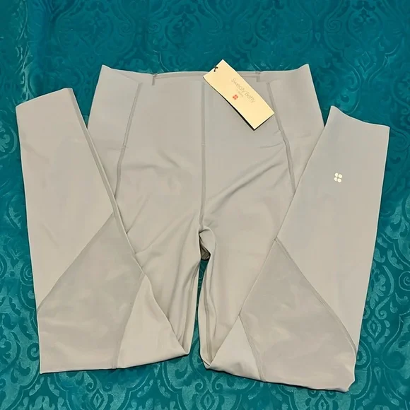 NWT Sweaty Betty gray Power leggings high rise size extra large - Picture 1 of 8